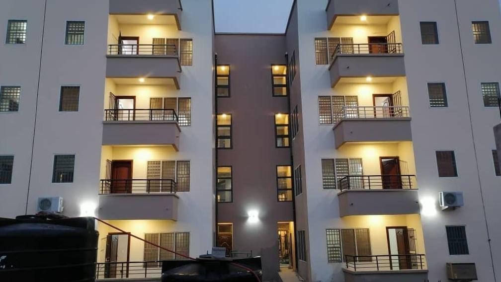 Residential apartment building in Accra, Ghana.