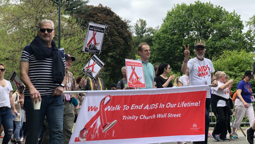 Trinity Church Wall Street team in 2019 Aids Walk New York
