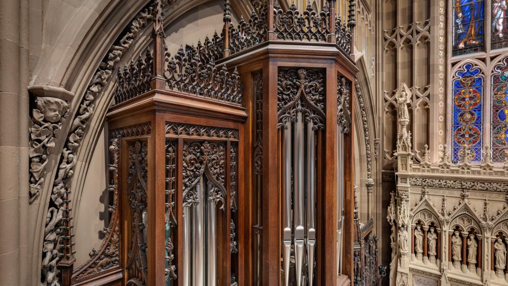 Chancel organ case, Trinity Church Wall Street
