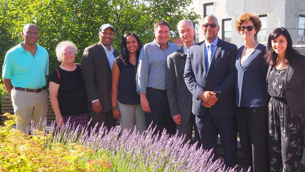 Members of Trinity's Philanthropies team and Vestry visit the Fortune Society, June 2019