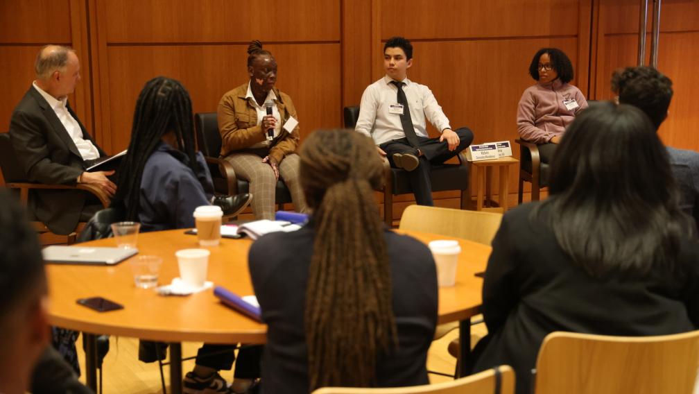 Trinity partnered with CUNY to host a symposium concentrating on the needs of students, especially housing and food support.