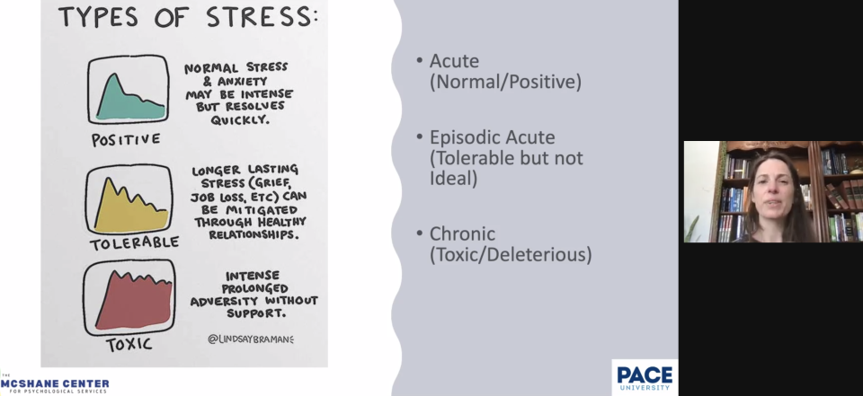 three types of stress graphic