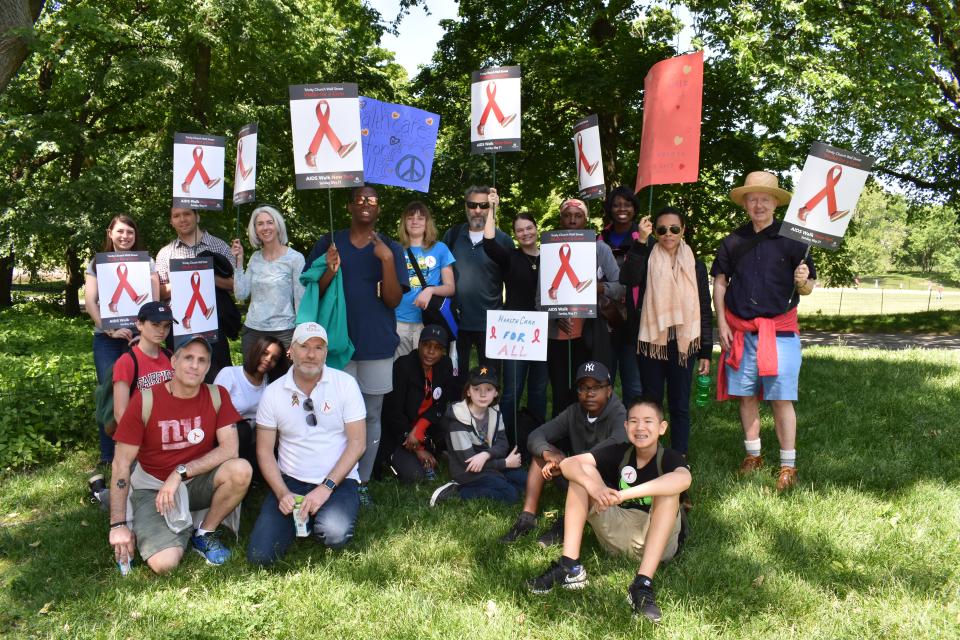 Trinity's team at AIDS Walk New York 2017