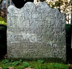 Oldest Marked Grave of Richard Churcher