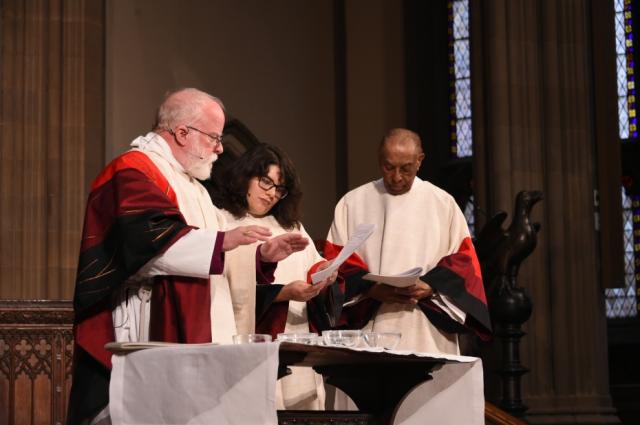 Bishop Andrew Dietsche, Eva Suarez, Gabriel Bonadie