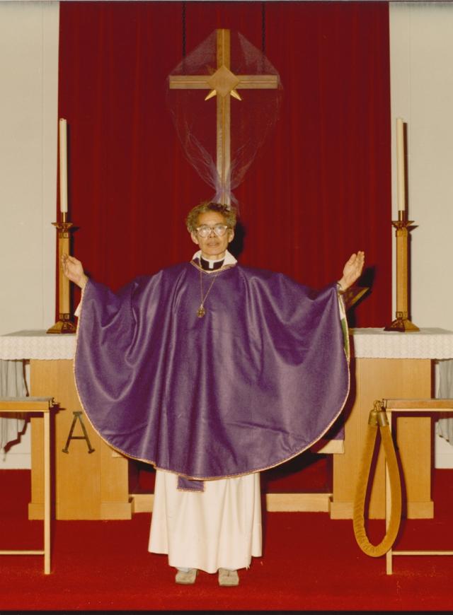 Pauli Murray at Altar