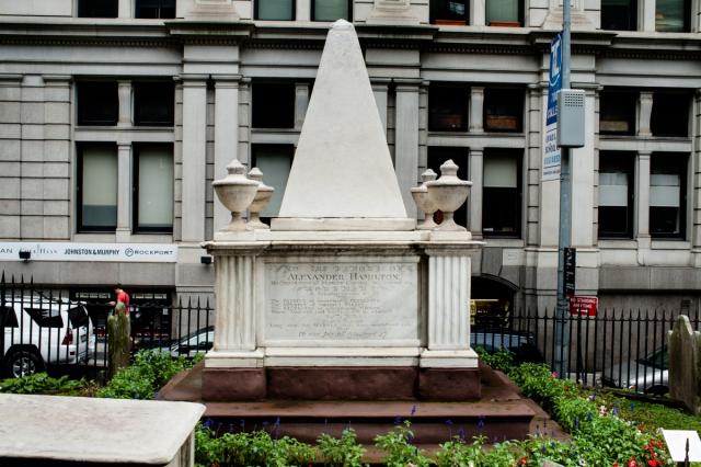 Alexander Hamilton's resting place