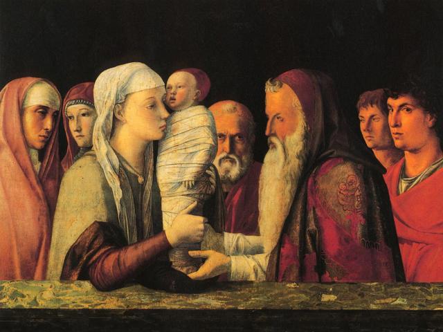 Presentation of Jesus Christ in the Temple by Bellini