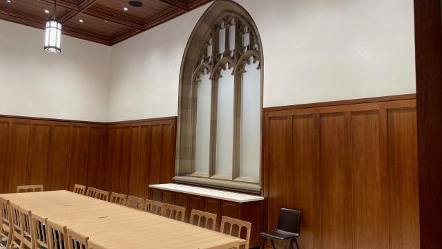 The window in the new Vestry room dates from 1846