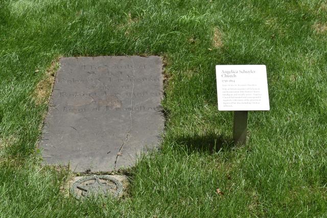 Final resting place of Angelica Schuyler Church