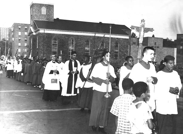 Procession on Feast Day of St. Augustine, 1960