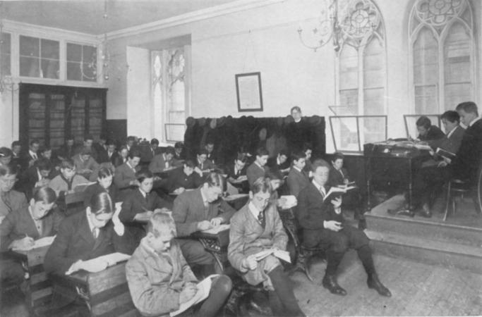 Students at Trinity Chapel's day school, circa 1910