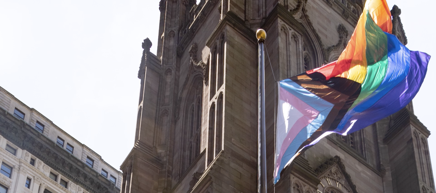 Trinity Church Wall Street Pride Flag
