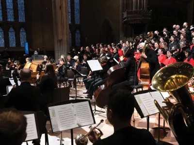 Concert image in Trinity Church