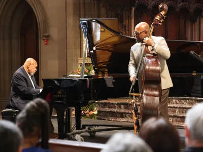 Kenny Barron, pianist, and Christian McBride, bassist