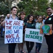 Azalea Danes, a Trinity parishioner and member of the Trinity Youth Chorus, served as one of the youth leaders who helped plan the NYC actions of the Global Climate Strike.