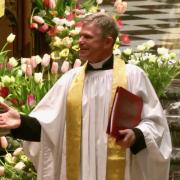 The Rev. Michael Bird preaches at the Great Vigil of Easter