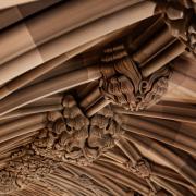 Ornamental plaster ceiling work in Trinity Church