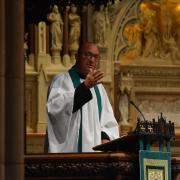 The Rev. Phillip Jackson preaches at Trinity Church