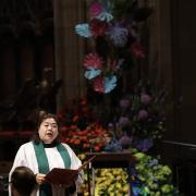 The Rev. Yein Kim preaching on Pride Sunday, June 25, 2023
