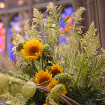Sunflowers in Trinity Church