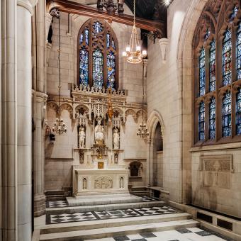 Interior of the Chapel of All Saints in Trinity Church