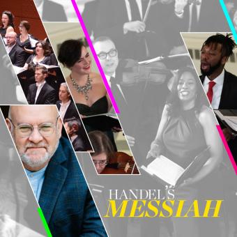 2022 Handel's Messiah art with Andrew Megill as conductor