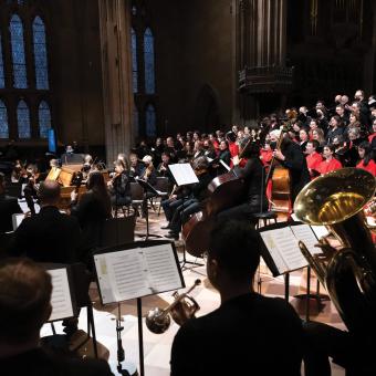 Concert image in Trinity Church