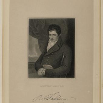 Engraving of Robert Fulton; New York Public Library