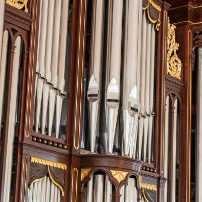 St. Paul's Chapel Noack organ pipes