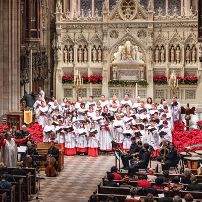 St. Paul's Chapel Choir performs at Christmas Eve service