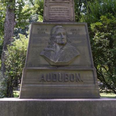 Base of John James Audubon’s burial vault marker