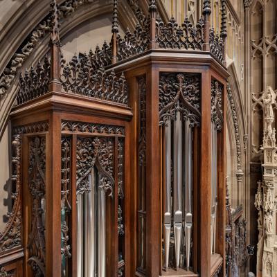 Chancel organ case, Trinity Church Wall Street