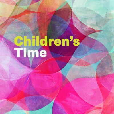 "Children's Time" text over an abstract, wavy, colorful background of pink, purple, orange, and teal.