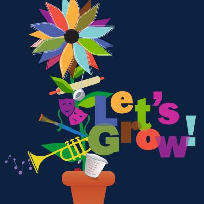 Let's Grow! art for summer program