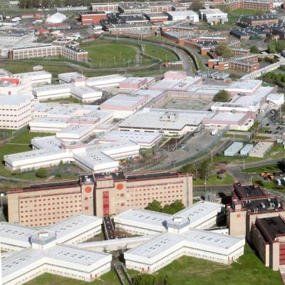 Aerial view of Rikers Island Jail Complex