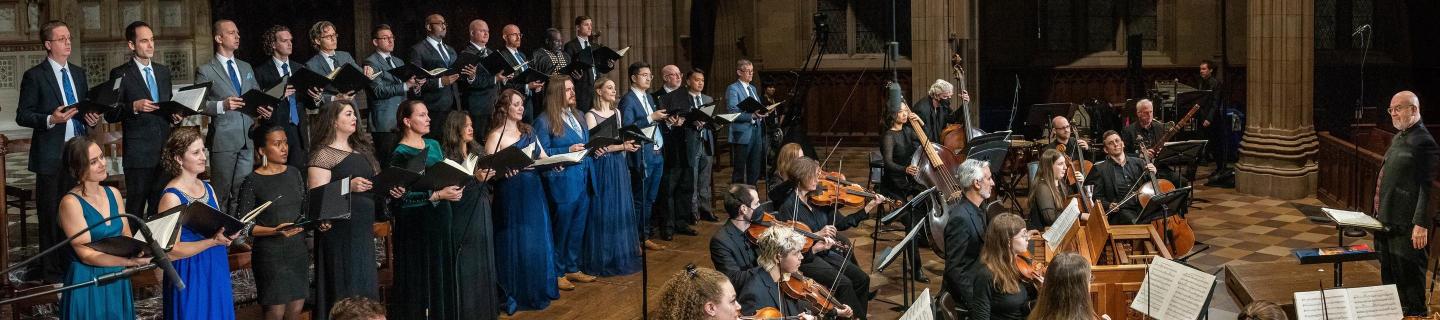The Choir of Trinity Wall Street and orchestral ensembles perform Messiah in Trinity Church